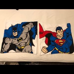 Pottery Barn Kids Justice League pillow shams